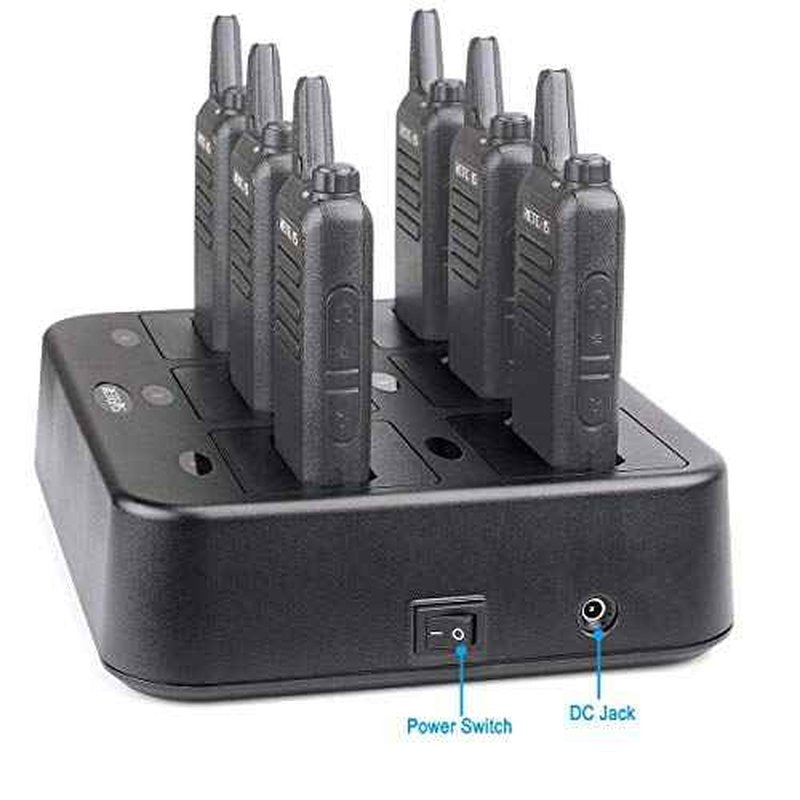 Retevis RT22 Walkie Talkie Charger, Six-Way Charger, Multi Unit Charging Station, Compatible with Retevis RT22 RT22S RB19 RB19P RB39 RB39P Walkie Talkie (1 Pack)