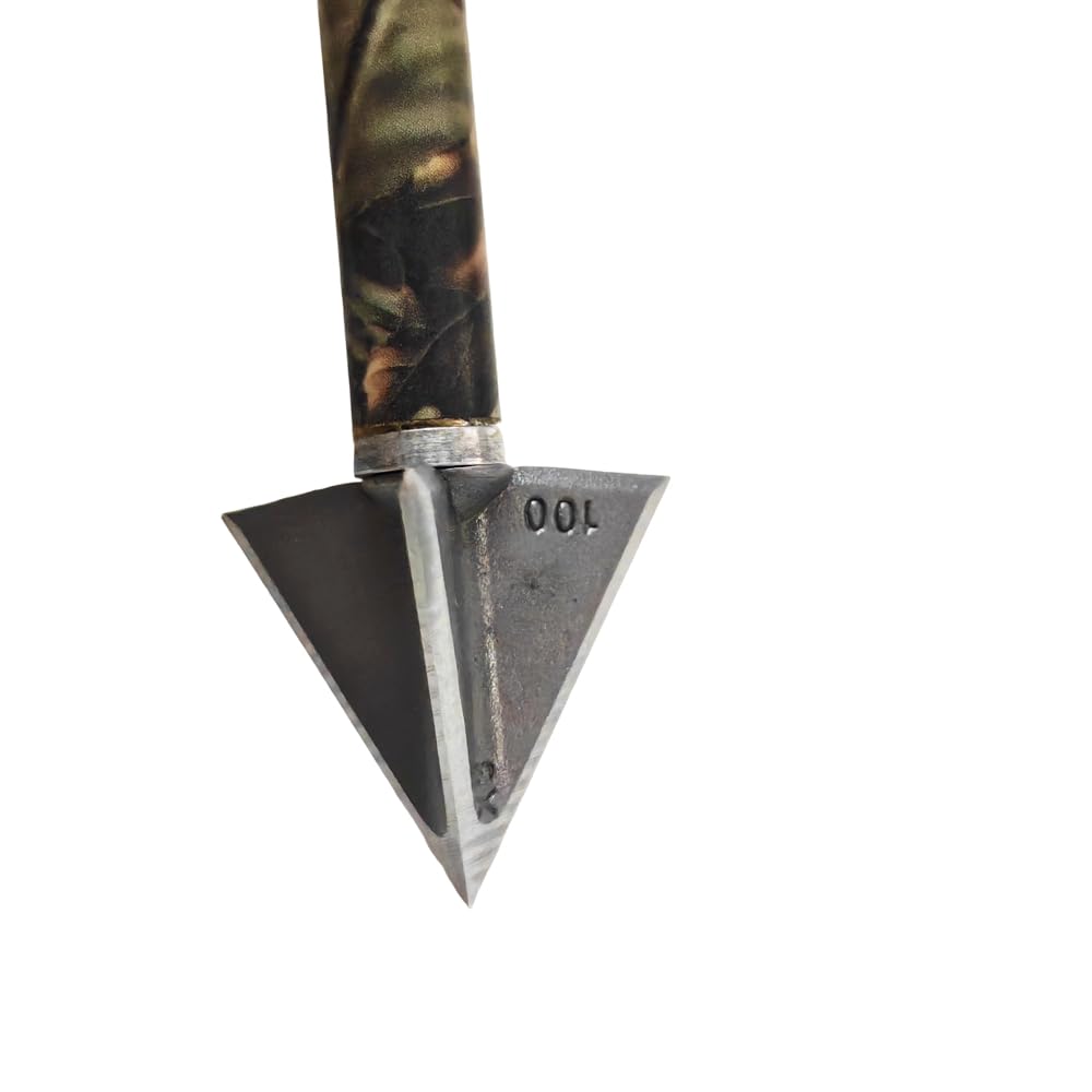 Scoland Shooter Broadheads X3 100 Grain Fixed Blades Archery Broadheads for Crossbow Recurve Bow and Compound Bow 6Pack
