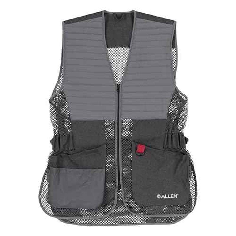 Allen Company Men's Competitor Shooting Vest ? Mesh Vest with Moveable Shoulder Pad, Deep Pockets & Side Straps