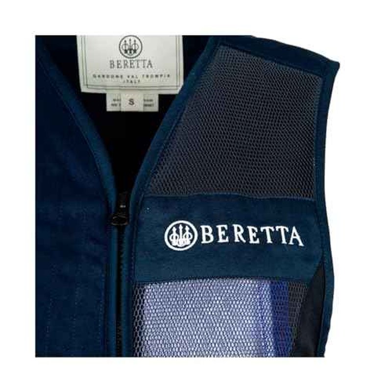 Beretta Women's Uniform Pro 20.20 Micro Lightweight Breathable Meshed Cotton Shooting Vest with Expandable Front Pockets