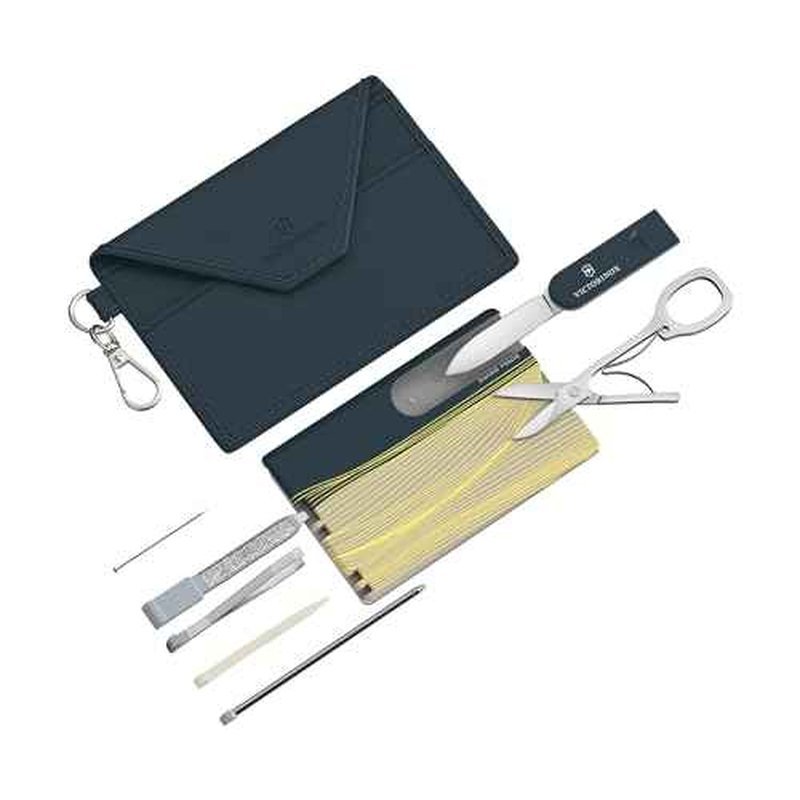 Victorinox Live to Explore Classic Swiss Card, 10 Function Swiss Made Multitool Card, New York Style