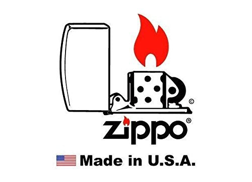 Zippo Lighter- Colorful Purple Leaf Design Glow in The Dark Matte Windproof Lighter #Z5542