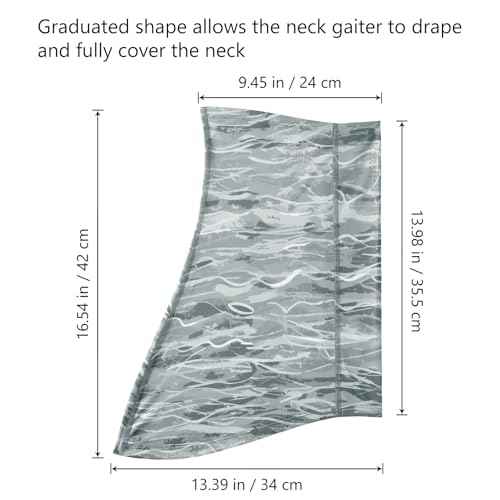 BASSDASH Neck Gaiter Mask UPF 50 Sun Protection for Men & Women, Fishing, Hiking, Outdoor