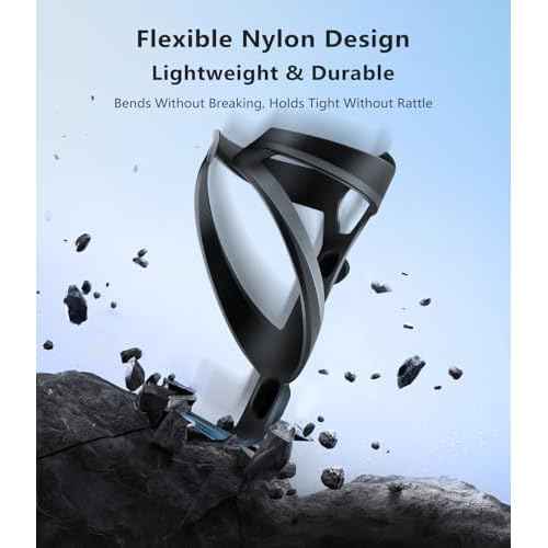 Bike Water Bottle Holder - 1.3 Oz Ultralight & Sturdy Bike Cup Holder, Bicycle Drink Cage, Cycling Bike Water Bottle Cage with Screw Tool, for 2.75-3.94" Bottles