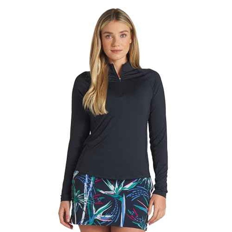 PUMA Golf Women's You-V Solid 1/4 Zip, DEEP Navy
