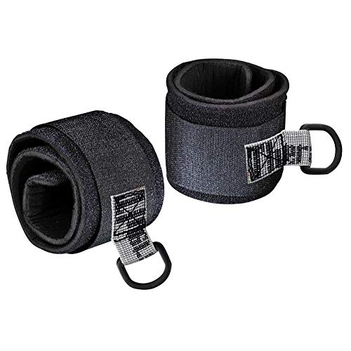 THERABAND Extremity Straps with Cuff Wraps Pair, Accessories for Elastic Resistance Workout Bands & Tubes, Exercise Equipment for Home Gym Workout, Upper & Lower Body Exercise, Better Grip, Arthritis