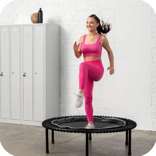 bellicon 39" Fitness Trampoline (Beige) with Screw-on Legs and Bungee Suspension up to 200 lbs (Strong)