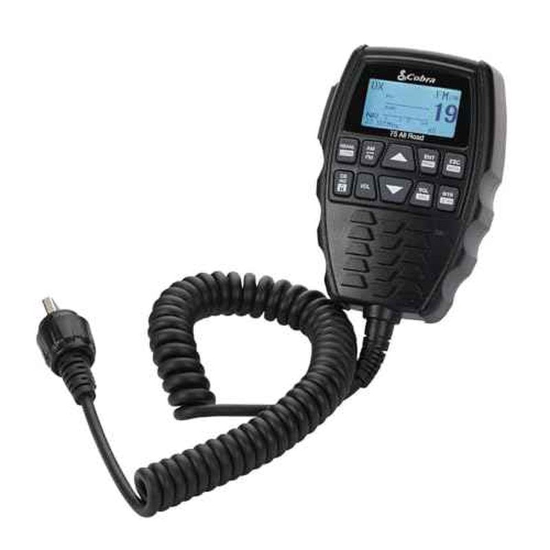 Cobra 75 All Road CB Radio Wireless Microphone with Bluetooth Connectivity - AM/FM, Waterproof, Pack of 1