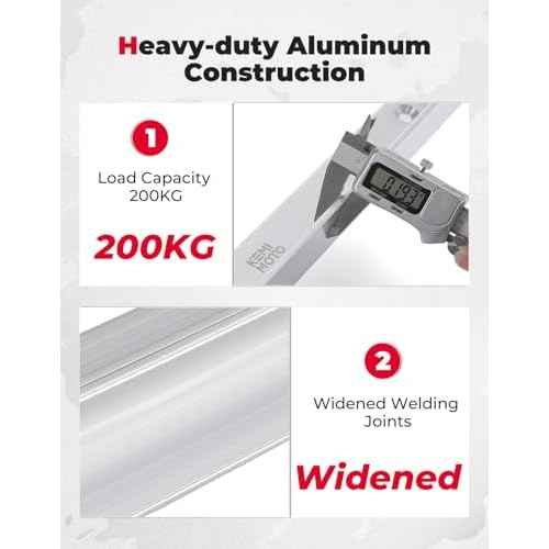 KEMIMOTO Golf Cart Aluminum Battery Tray Compatible with EZGO TXT/Medalist 1994+, Heavy Duty Battery Tray Holder with 304 Stainless Steel Hardware for 36V/48V Golf Carts