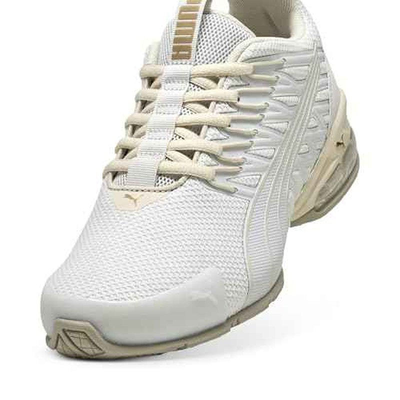 PUMA Women's Voltaic EVO Cross Trainer, Feather Gray-PUMA Gold, 9