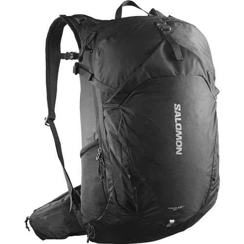Salomon Unisex Trailblazer 30, Hiking & Trekking Backpack, 30-Liter - BLACK/ALLOY - NS
