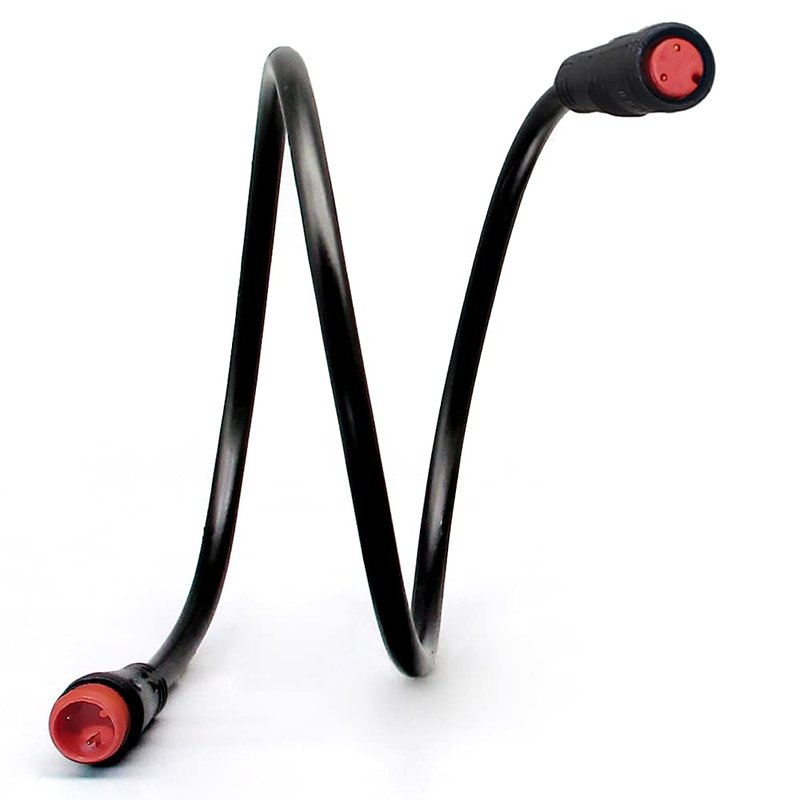 Dbrand Extension Cable 2Pin/3Pin/4Pin/5Pin/6Pin/9Pin Plug Waterproof Connector for Ebike Kit,Display/Ebrake/Throttle/Shift Sensor/Hub Motor/Mid-Motor Signal Extension Cable (2PIN Male-Female)