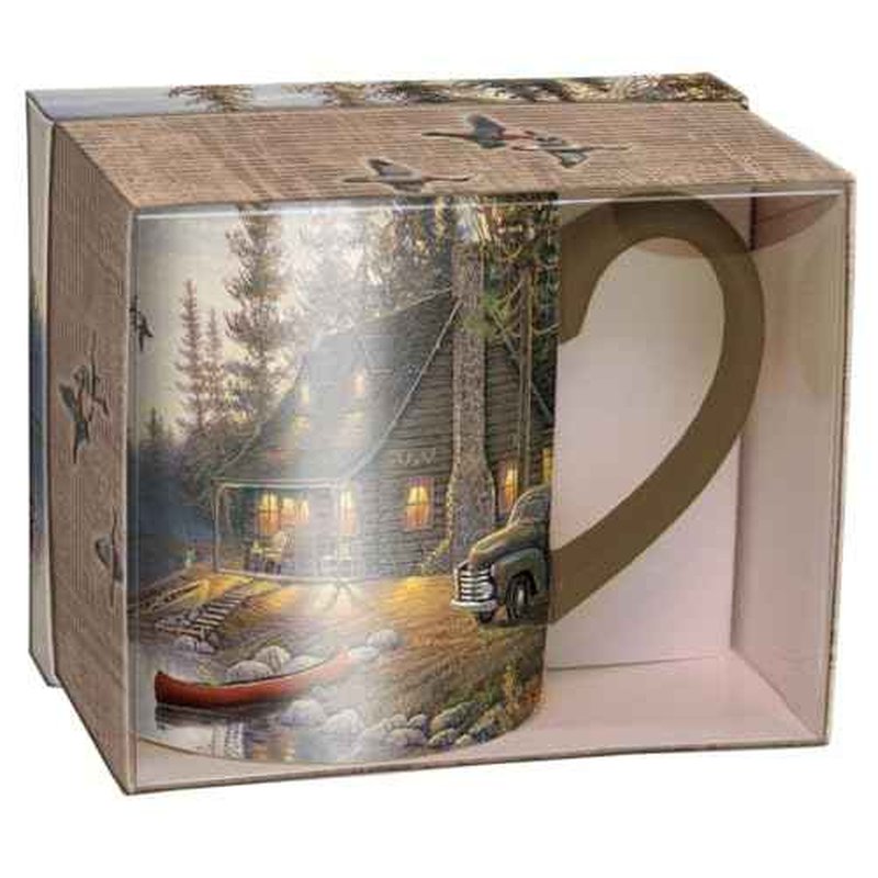 Lang Lake Retreat Mug by Sam Timm, 14 oz., Multicolored
