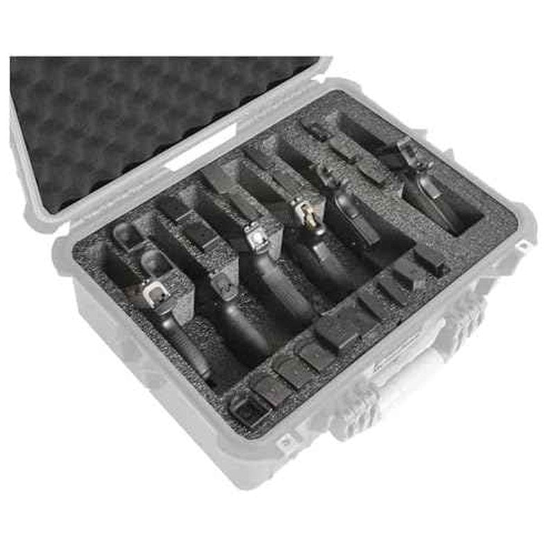 Case Club Foam Only to Fit Apache 4800 (Harbor Freight) - 6 Pistol Foam Set (6 Pistol)