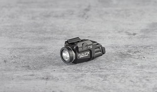 Streamlight 69424 TLR-7 X 500-Lumen Compact Tactical Weapon Light, Includes High, Low Paddle Switches and Key Kit, Black