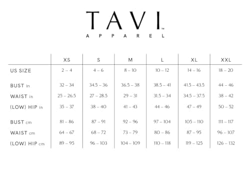 Tavi Women’s High Waisted Tight | 27.5-Inch Inseam | Comfortable Leggings with Pockets | Everyday Wear, Large, Ebony