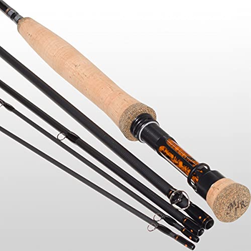 Moonshine Rod Co. Fly Fishing Rod with Carrying Case and Extra Rod Tip Section Fast Action, The Vesper, 5wt 10'