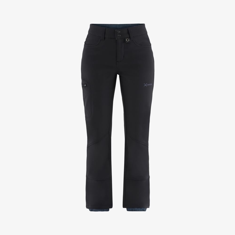 Arctix Women's Sarah Fleece-Lined Softshell Pants, Black, Medium