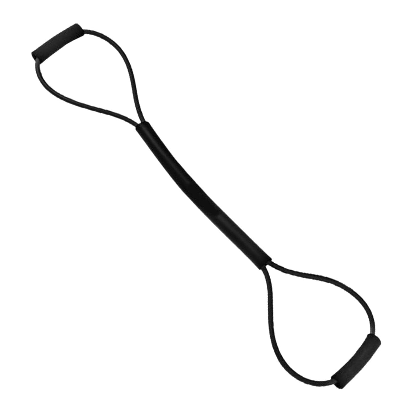 Fancyes Elastic Resistance Bands Pull Rope Agility Training for Shadow Boxing Punching Arm, Black 35LB