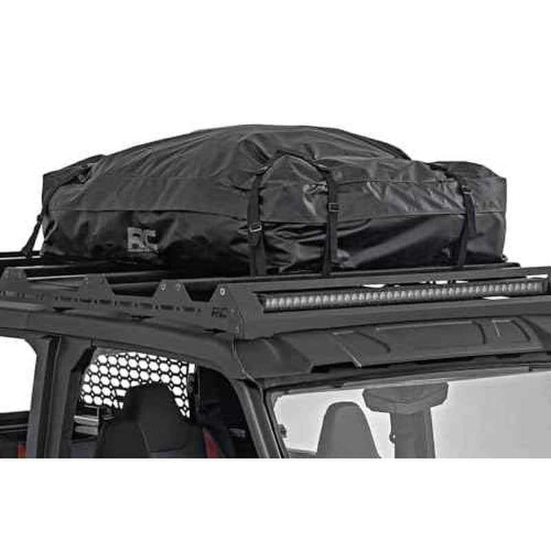Rough Country Roof Mounted Cargo Bag - 15 Cu.Ft., Weatherproof, Includes Storage Bag, Gray Color