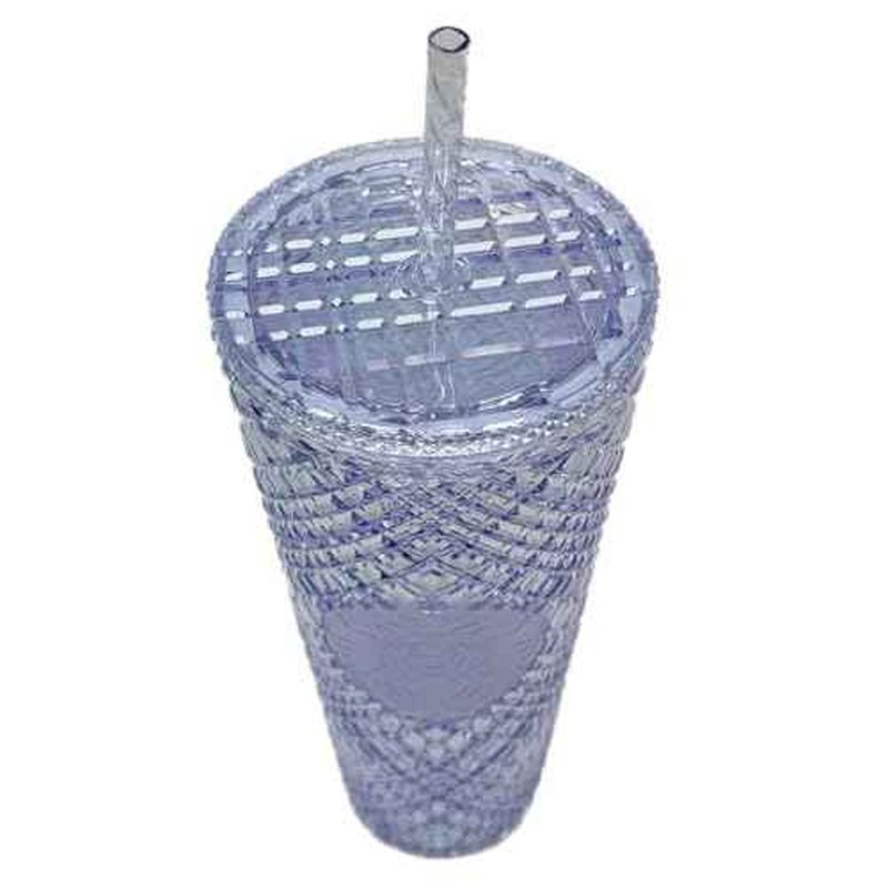 Starbucks 2022 Holiday Jewel Venti 24oz Tumbler with Straw (White)