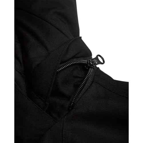 Spyder Boys Winter Ski Jacket - Insulated Soft Shell Water Resistant and Windproof Snowboard Winter Coat with Detachable Hood, Size 10-12, Black