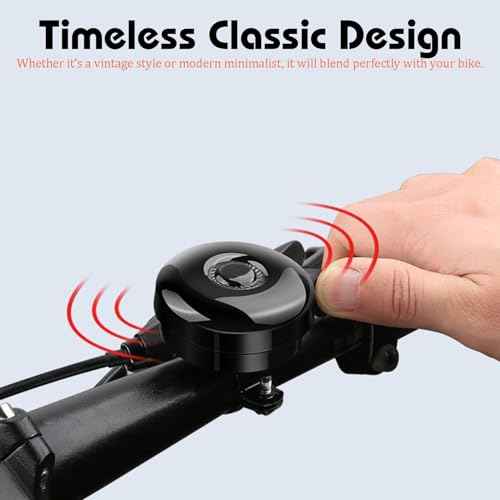 Bike Bells Fully Metal 2 Pack Cycling Horns, Loud Ringing Sound, Easy Installation, Bicycle Accessories