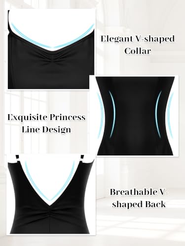 Women Princess Ballet Leotard - Adjustable Camisole Dance Costume
