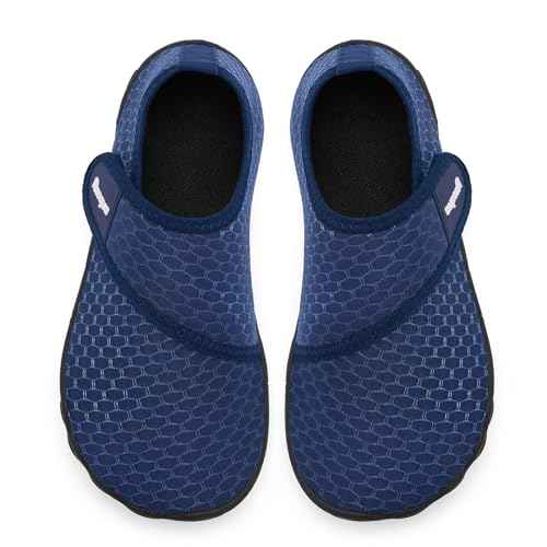 Racqua Boys Kids Water Shoes Girls Non-Slip Swim Beach Sports Pool Breathable Shoes Quick Dry Lightweight Outdoor Aqua Shoes(Little Kid/Big Kid)
