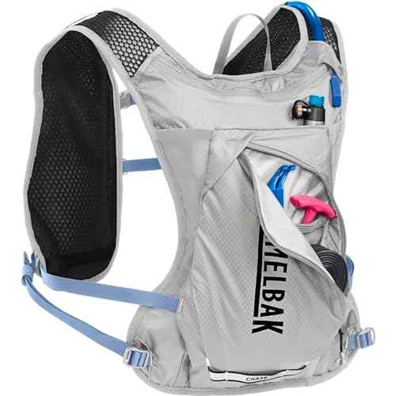 CamelBak Women's Chase Race 4 Hydration Vest- for Gravel, Mountain, Bikepacking and Endurace Cycling- 1.5L Reservoir, Vapor Blue