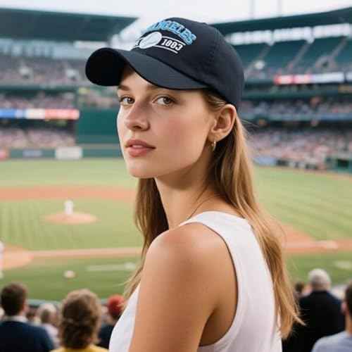 Embroidered City Washed Baseball Cap Adjustable Cotton Fans Baseball Hat for Men Women
