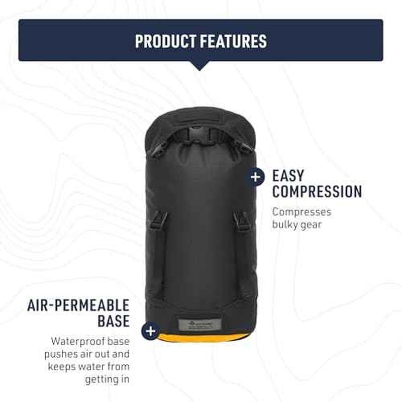 Sea to Summit eVac Heavy Duty Compression Dry Bag, Waterproof Dry Storage, 8 Liter