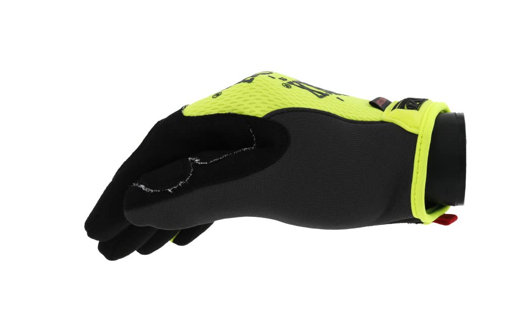 Mechanix Wear Original Hi-Viz D5 Cut Resistant Gloves - For Construction - Breathable Work Gloves - Touchscreen Compatible - Synthetic Leather - Fluorescent Yellow - XX-Large