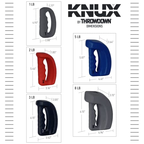 KNUX Premium Hand Weights for shadow boxing and fitness (1)