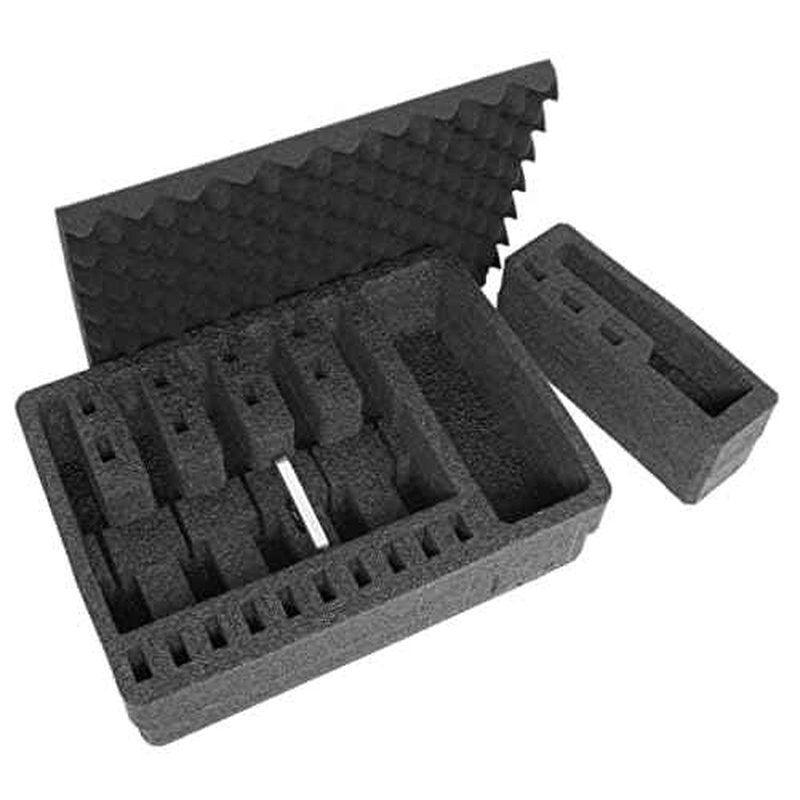 Case Club Foam Only: Fits Pelican 1520-6 Pistol Foam Set