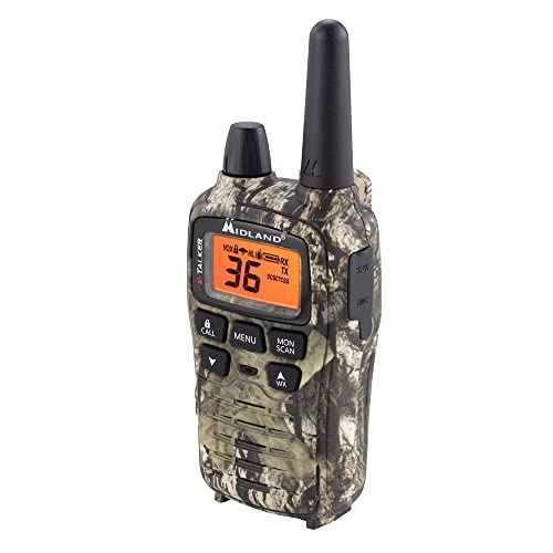 Midland¢ç - T75VP3 - 36 Channel FRS Two-Way Radio - Long Range Walkie Talkie, 121 Privacy Codes, & NOAA Weather Scan + Alert - Mossy Oak Camo - Set of 2