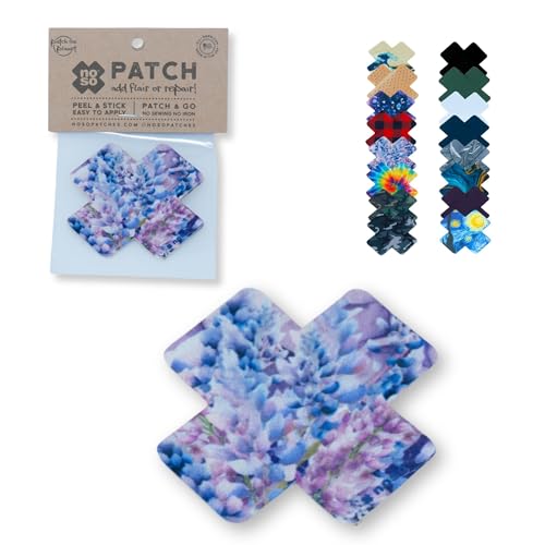 Noso Lupine Fabric Repair Kit Waterproof Peel & Stick Self-Adhesive Patches