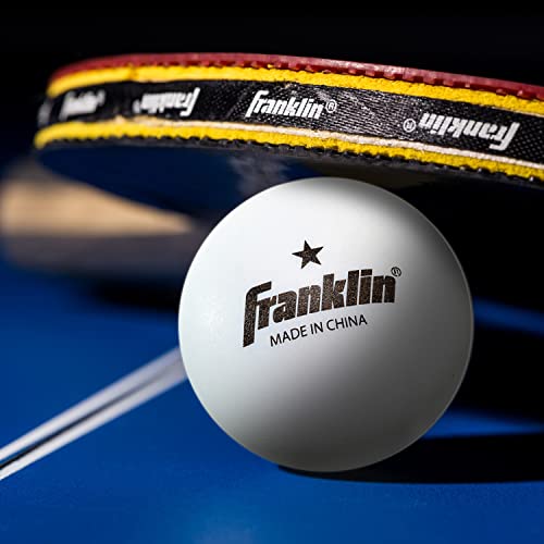 Franklin Sports Ping Pong Balls - Official Size + Weight White 40mm Table Tennis Balls - One Star Professional Ping Pong Balls - Durable High Performance Ping Pong Balls - White - 6 Pack