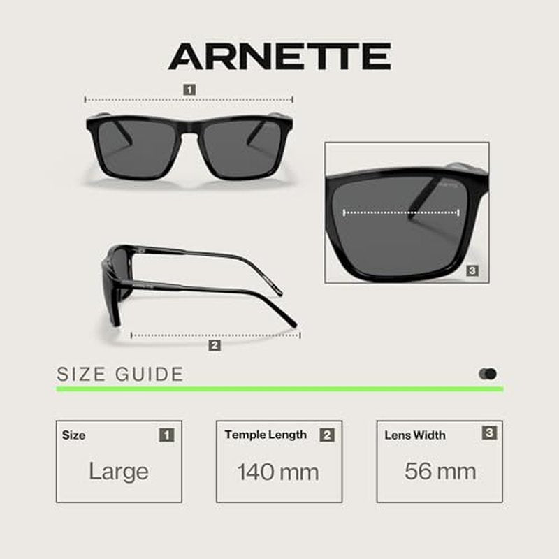 ARNETTE Shyguy AN4283 Square Sunglasses for Men for Women +BUNDLE with ACCESSORY EYEWEAR KIT
