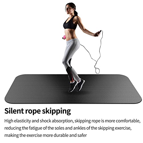 Exercise Equipment Mat - Treadmill Mat, Exercise Bike Mat, Fitness Mat, Elliptical Mat, Jump Rope Mat, Yoga Mat, Gym Mat Use on Hardwood Floors Protection…