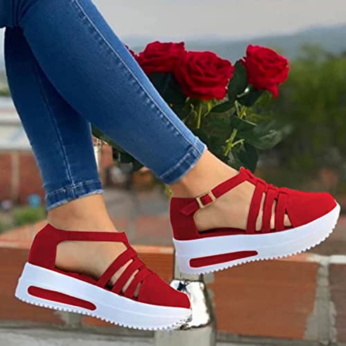 deal of the day clearance espadrilles for women Summer Sandals for Women 2024 Casual Closed Toe Sandals Ankle Strap Closed Toe Espadrilles Wedge Sandals