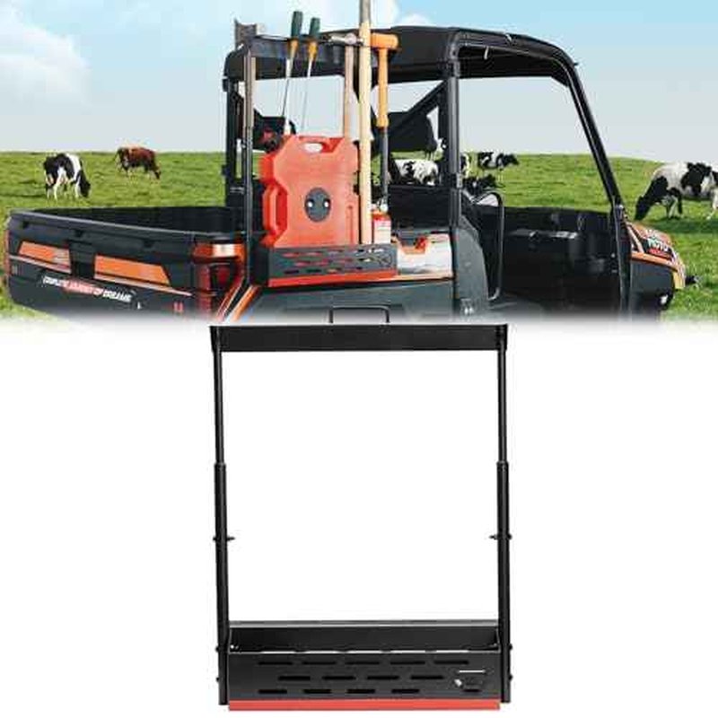 KEMIMOTO UTV Tool Rack Secure Various Tools Compatible with Polaris Ranger 1000/ XP 1000/ XP 900 2013-2025, Easy Installation Tool Carrier Support 133 lbs UTV Tool Holder Accessories Replace #2881533