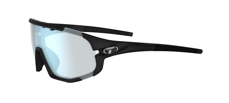 Tifosi Sledge Cycling Sunglasses (Matte Black (Clarion Blue Fototec Lens))