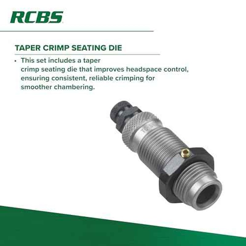 RCBS 20515 Carbide Die Set, 9MMLUGER/9x21/9x23,OD Green, 9mm Luger
