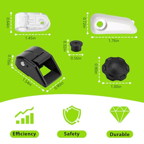 Riddell Speedflex Football Helmet Repair Kit | Replacement Hardware & Chin Strap