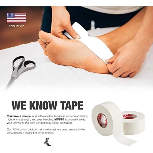 MUELLER Sports Medicine MTape Rolls Team Pack, Quality Athletic Tape, Easy to Tear for Fast & Effective Taping, 1.5" x 10 Yards Per Roll, 32 Rolls