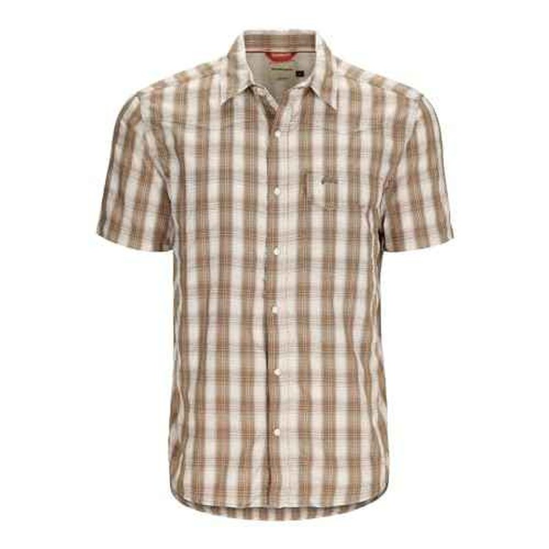 Simms Fishing Products Men's Big Sky Vented Fishing Shirt, Short Sleeve 50+ UPF Top