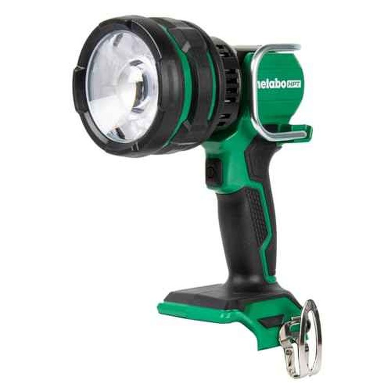 Metabo HPT 18V MultiVolt Cordless 1050 Lumen LED Handheld Spotlight, Water & Dust Resistant, 4 Light Modes, Long Lasting Battery Life, Lightweight and Portable, Tool Body Only, UB18DHQ4