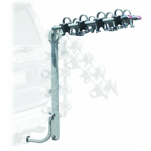 BELL Hitchbiker 450 4-Bike Hitch Rack with Stability, Black