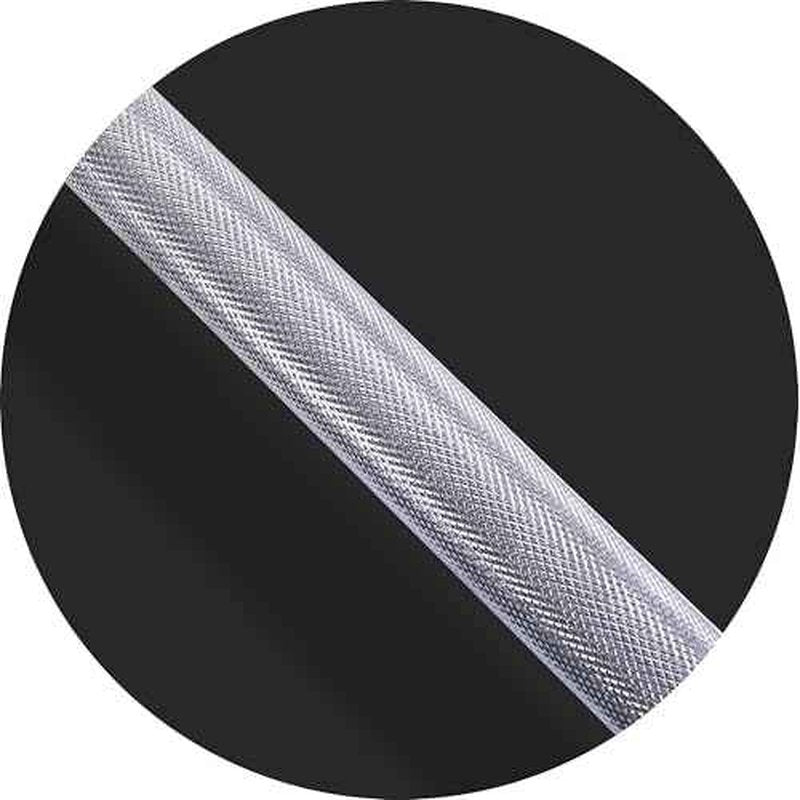 Fitvids Olympic Bar for Weightlifting and Power Lifting Barbell, 700-Pound Capacity (5 Feet, Silver)